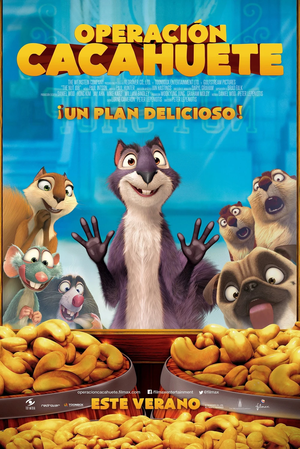 Locos por las nueces (2014) Película [1080p Dual] Latino/Ing [2026]