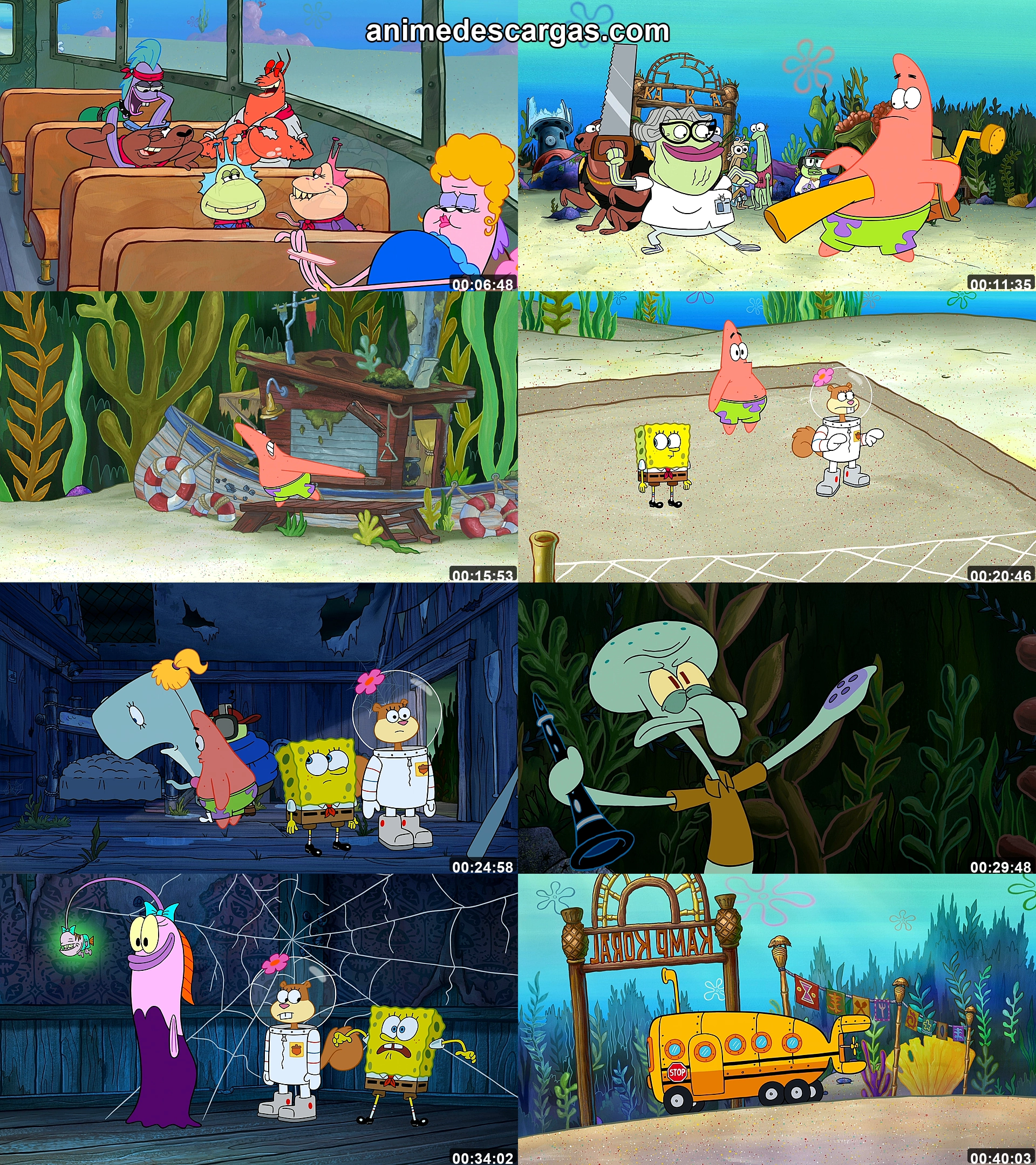 Captura 1 de Bob Esponja: Campamento de Terror - Audio Español Latino 1080p Completa