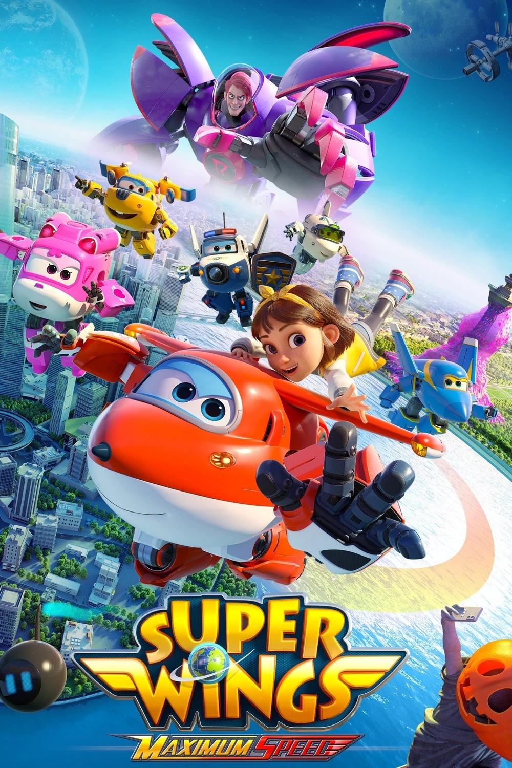 Super Wings: Máxima velocidad (2023) Película [1080p Dual] Latino/Ing [2026]