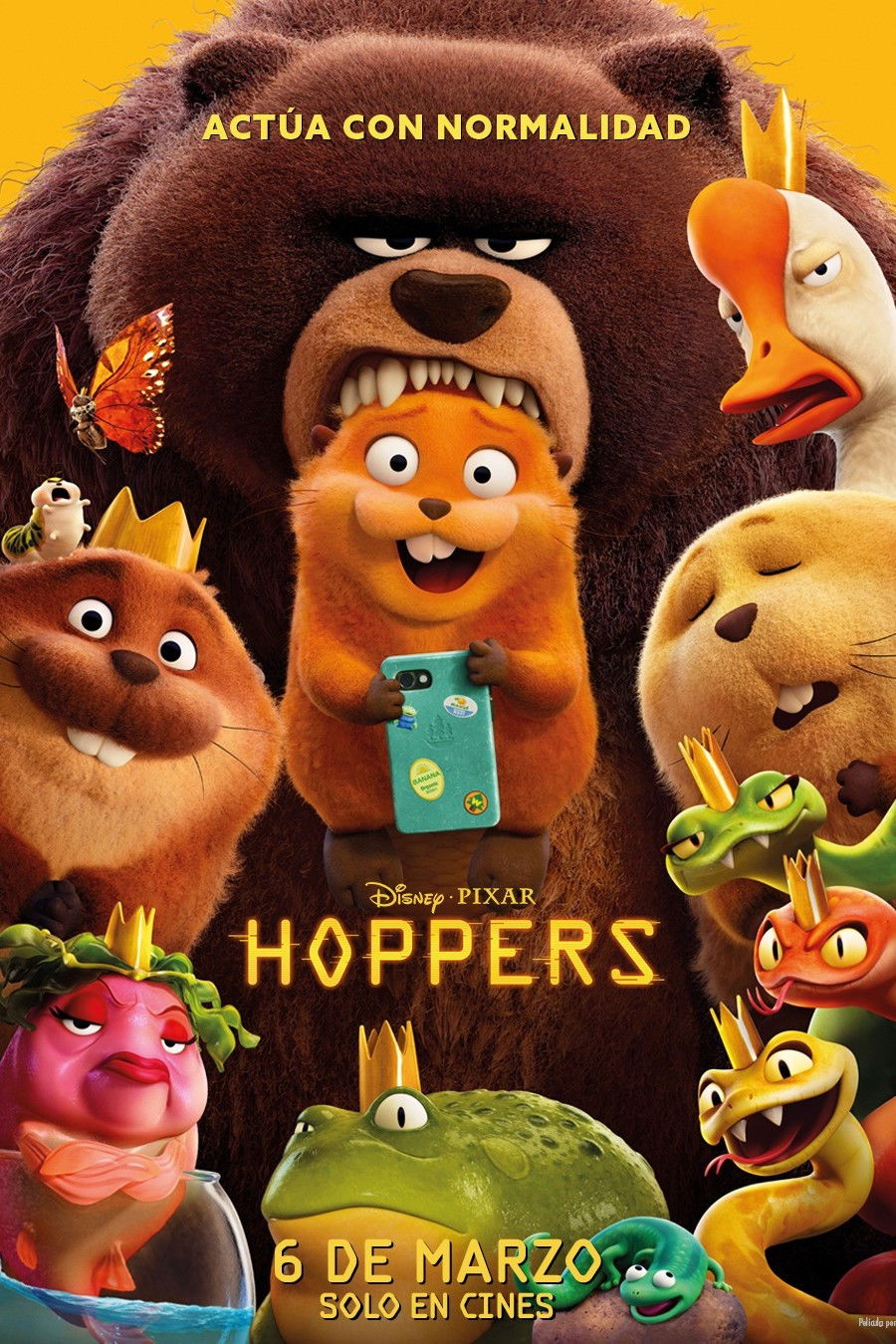Hoppers: Operación Castor (2026) 1080p Español Latino – Inglés Mega