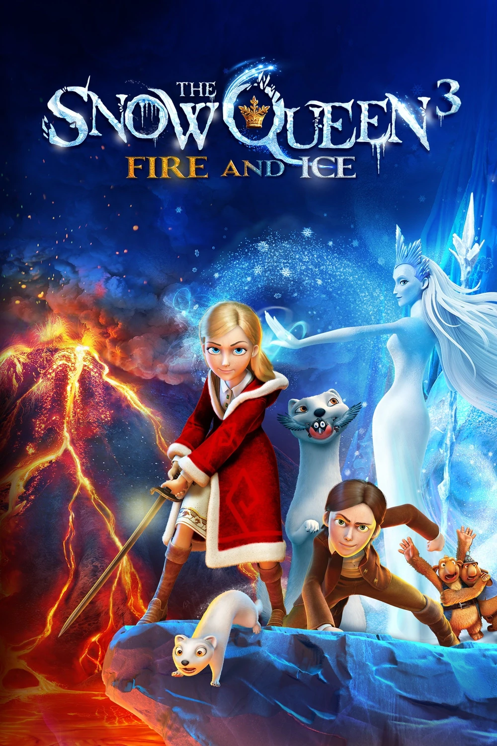 La reina de las nieves 3: Fuego y hielo (2016) Película [1080p Dual] Latino/Ing [2026]
