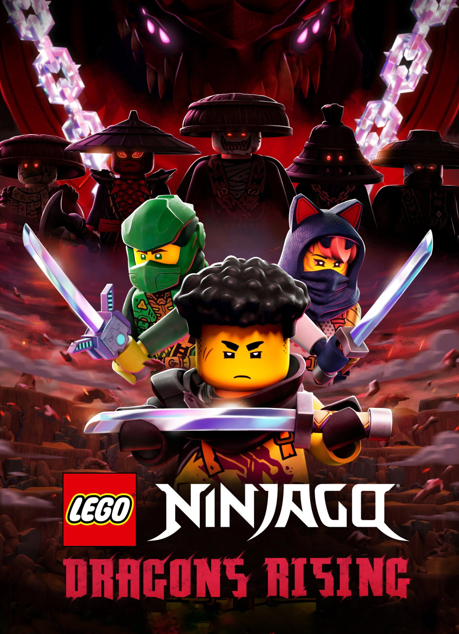 LEGO Ninjago: El ascenso de los dragones (2023) 1080p Dual Latino – Inglés Mega