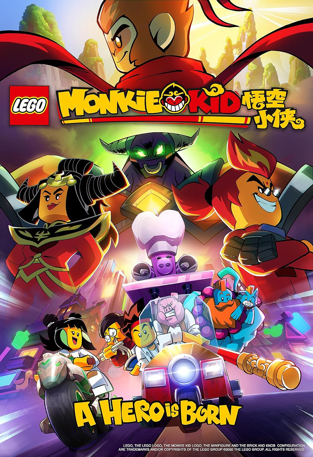 LEGO Monkie Kid: Ha nacido un héroe (2020) 1080p Español Latino Mega
