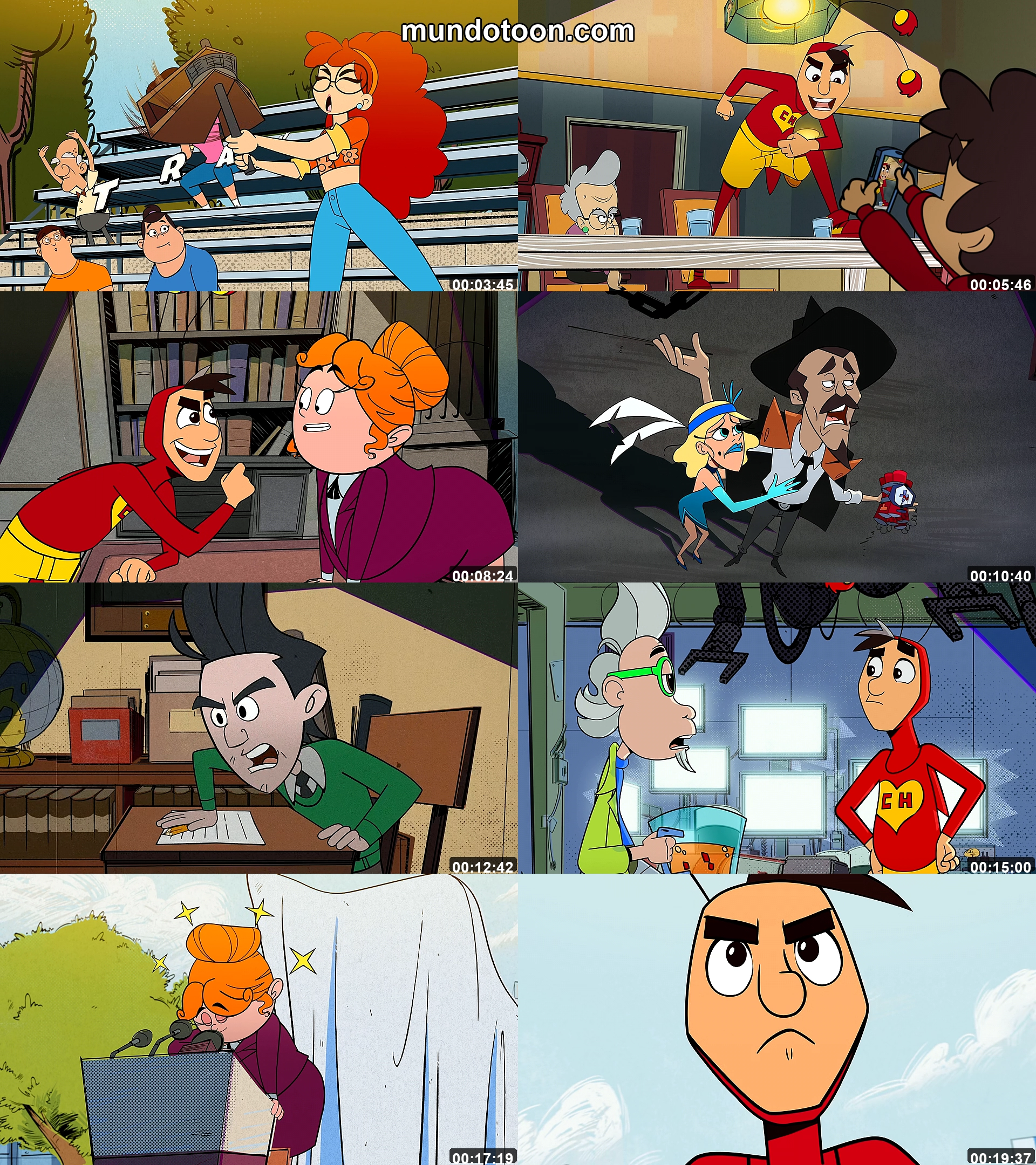 Collage de capturas de pantalla de Los Colorado