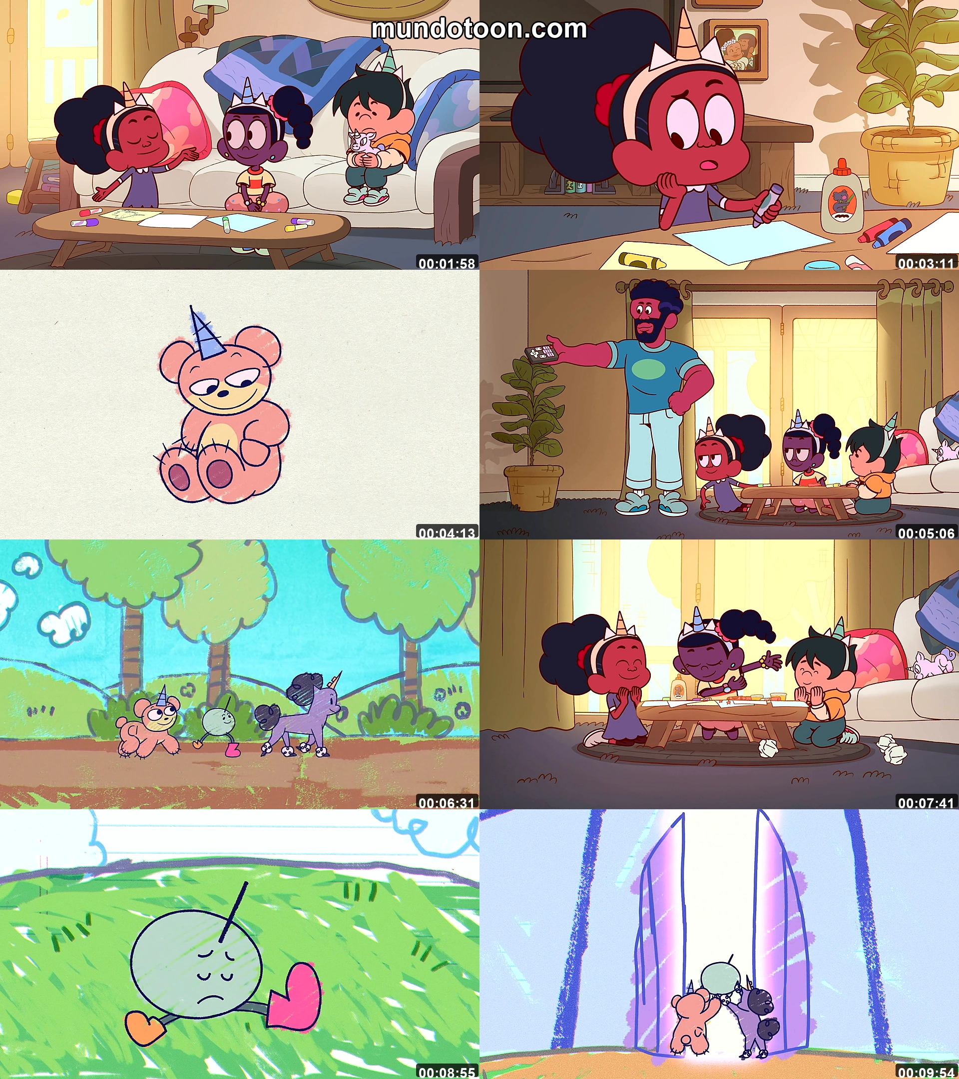 Collage de capturas de pantalla de El Pequeño Gran Mundo de Jessica