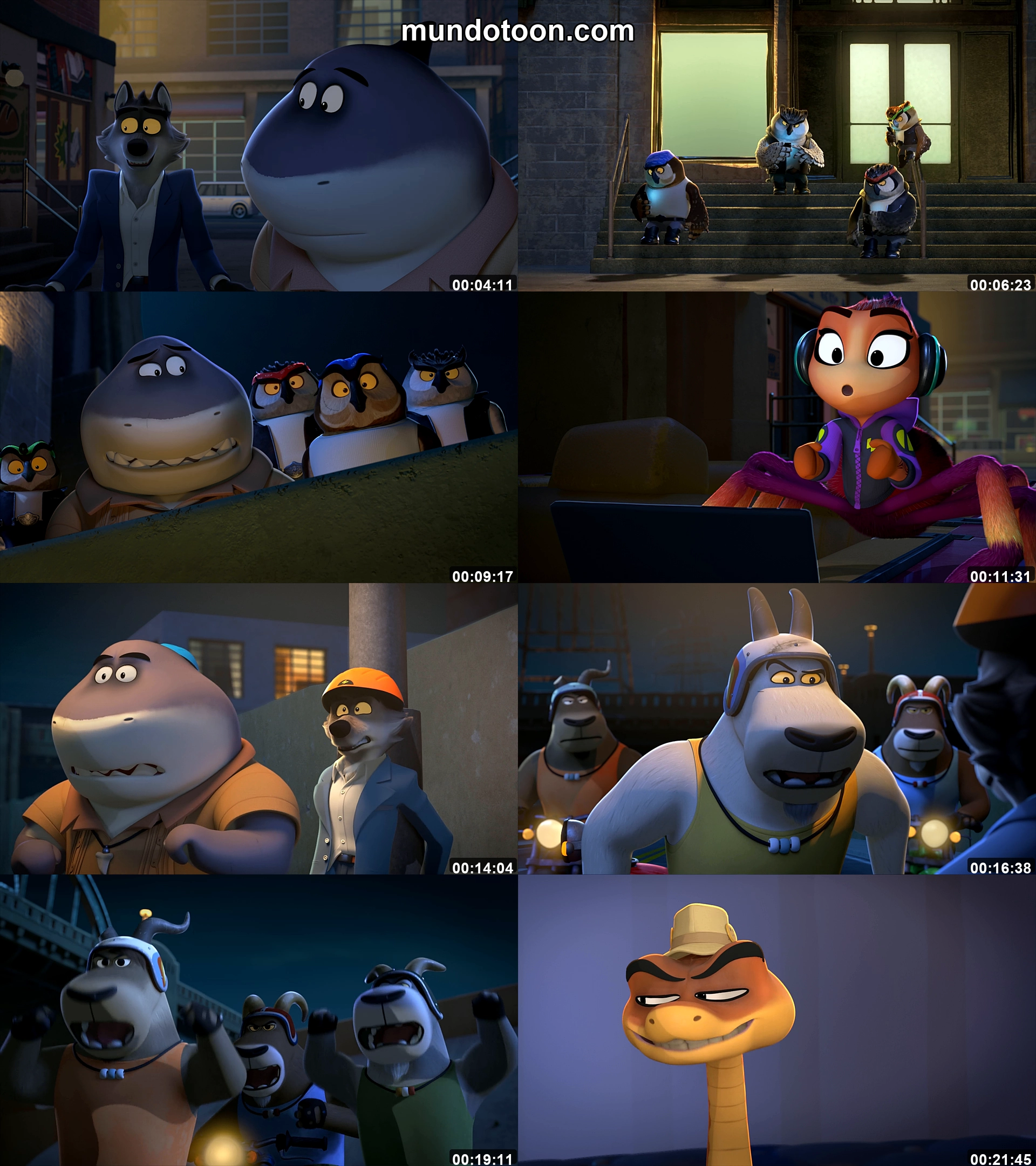 Collage de capturas de pantalla de Los tipos malos: Malos comienzos