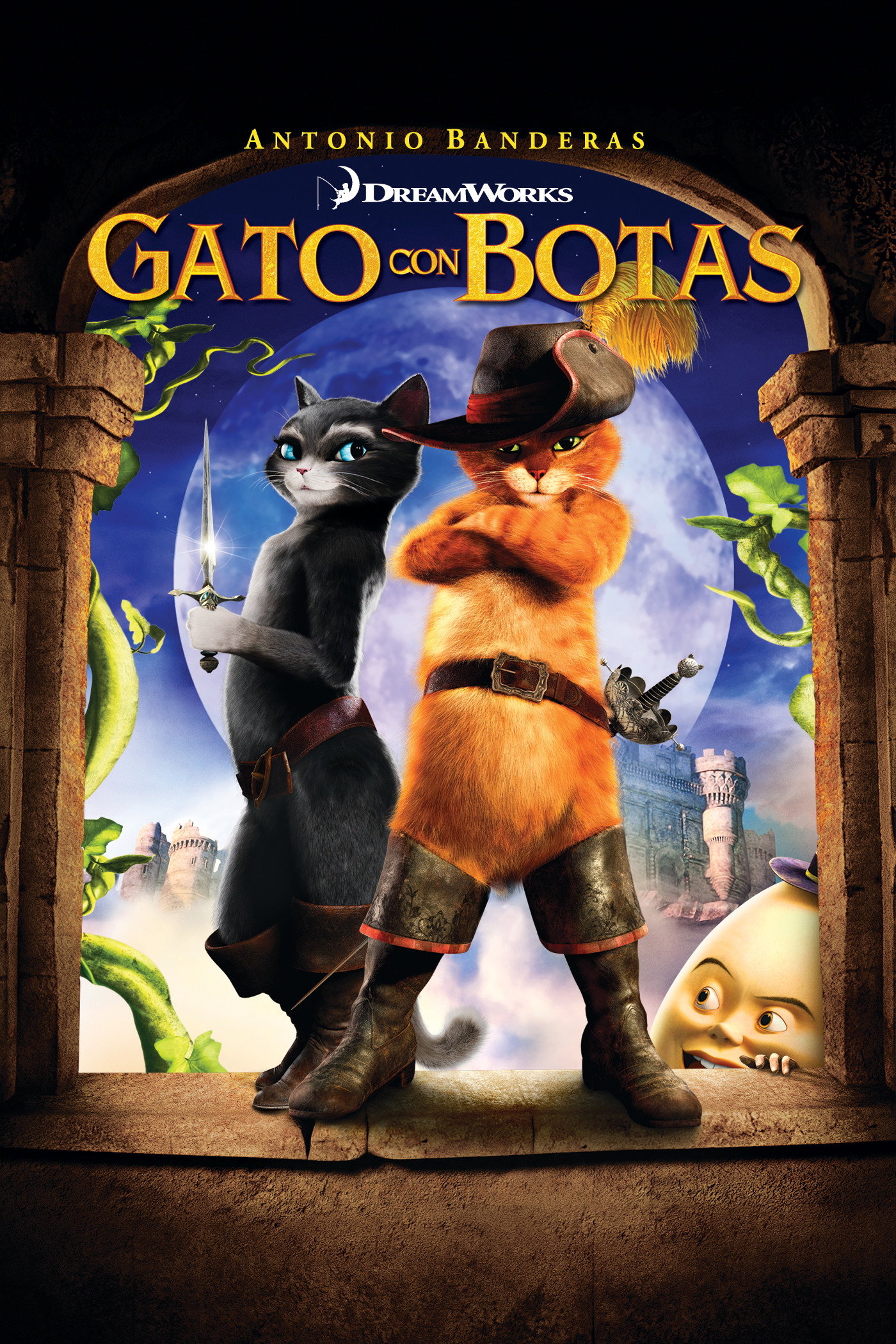 Gato con botas (2011) 720p Español Latino, Inglés Mega