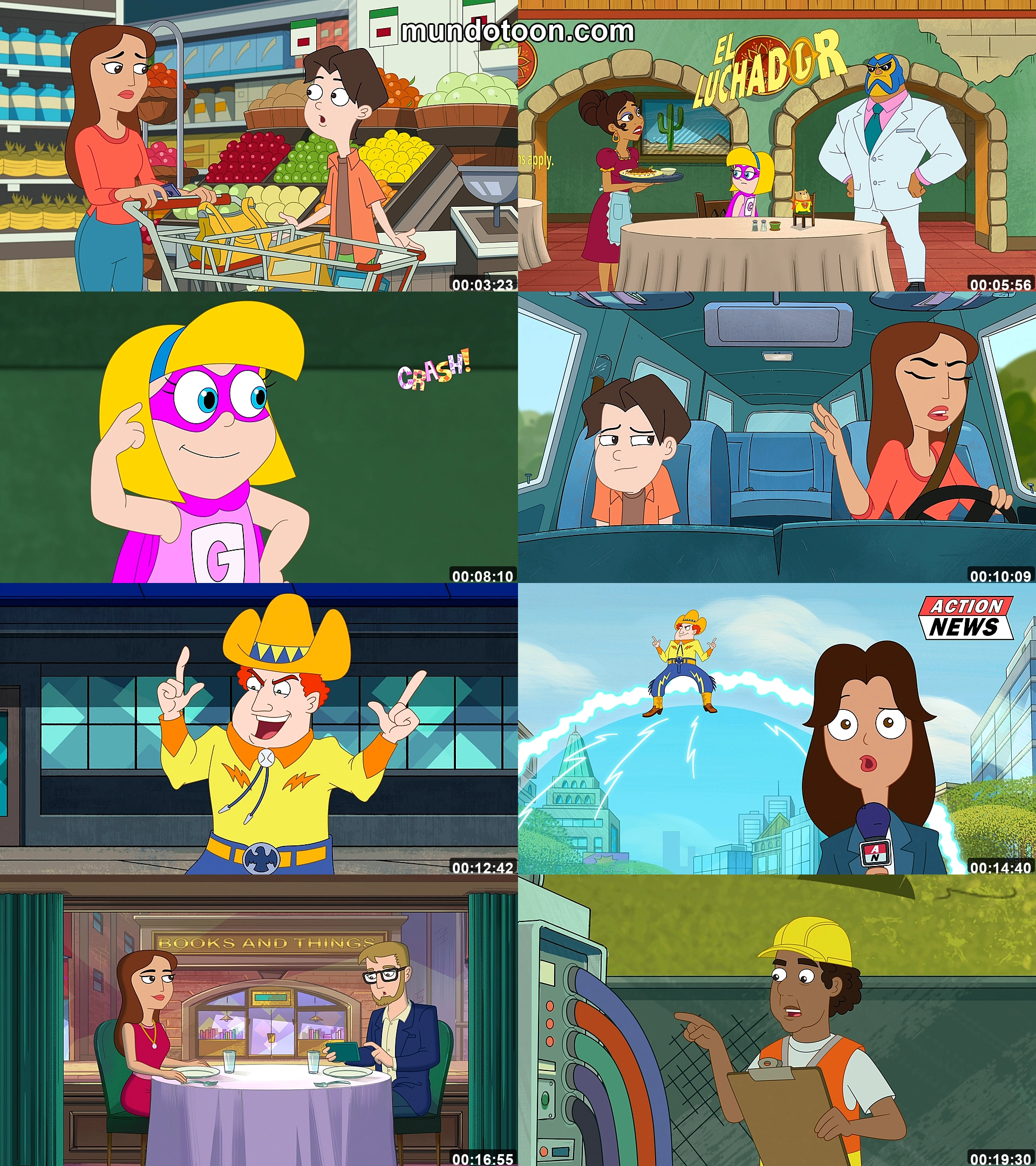 Collage de capturas de pantalla de Hamster y Gretel