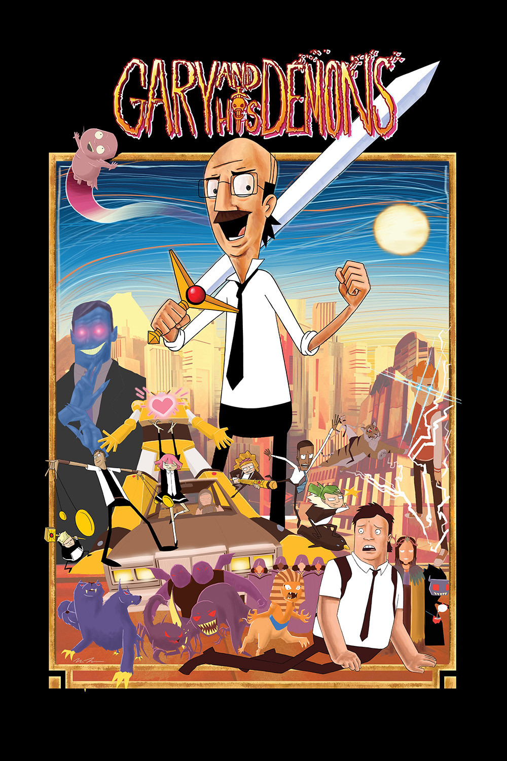 Gary y sus Demonios (2018) 1080p Dual Latino – Inglés Mega
