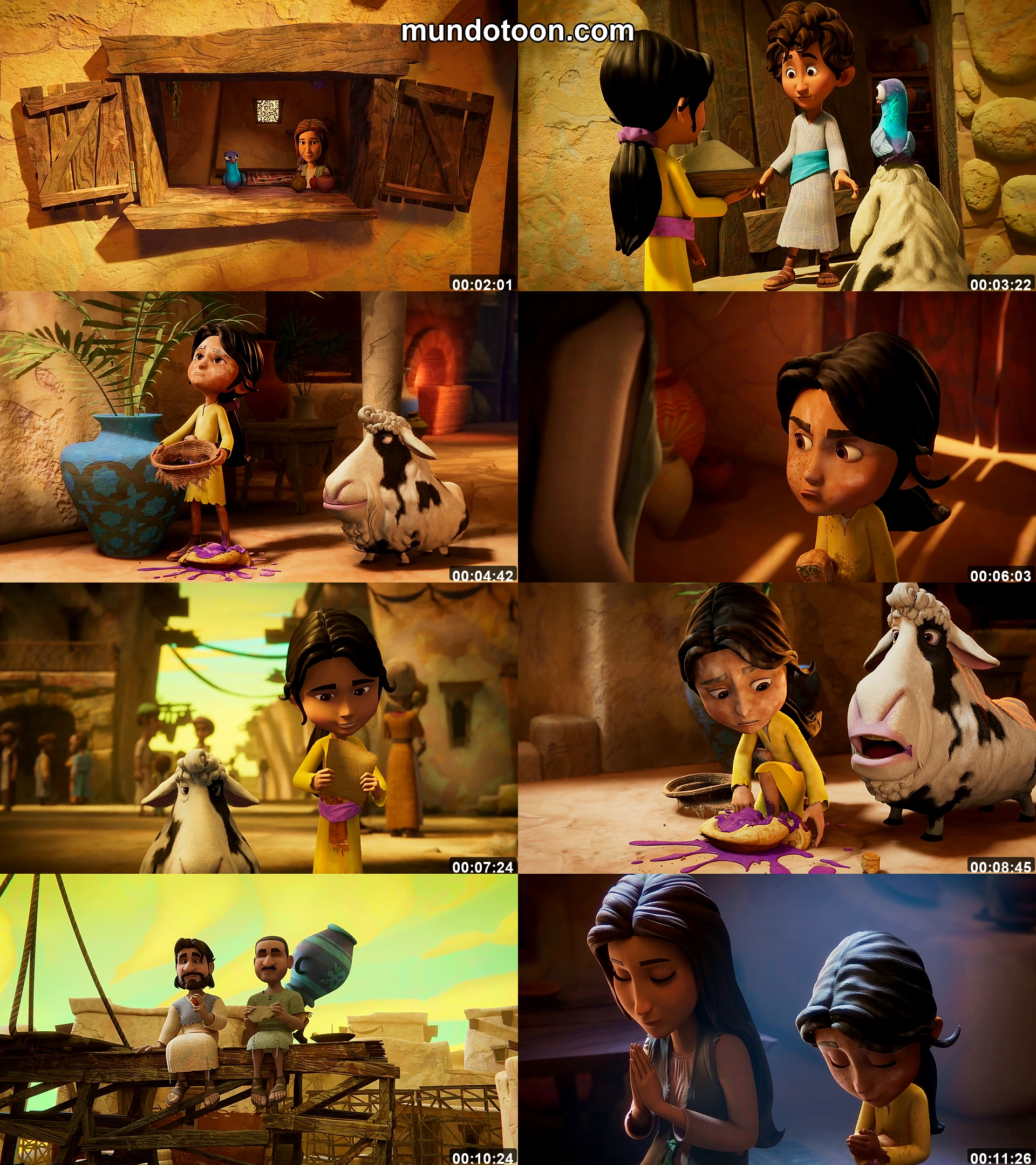 Collage de capturas de pantalla de Las aventuras de Los Elegidos
