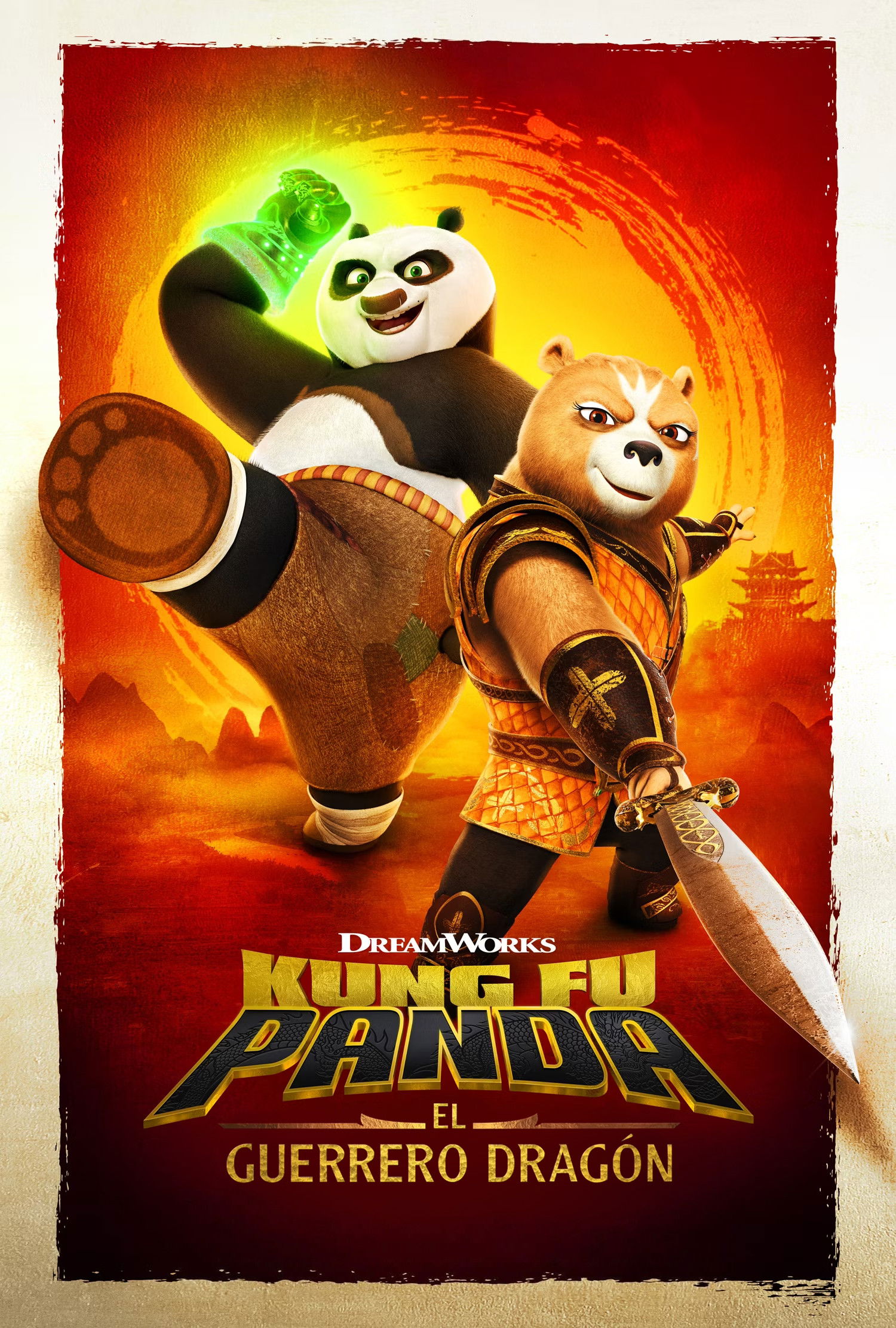 Kung Fu Panda: El Guerrero Dragón (2022) — Serie animada