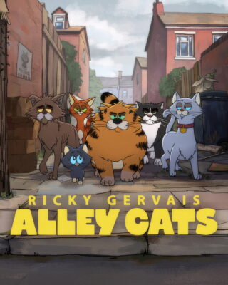 Gatos callejeros, de Ricky Gervais (2026) — Serie animada