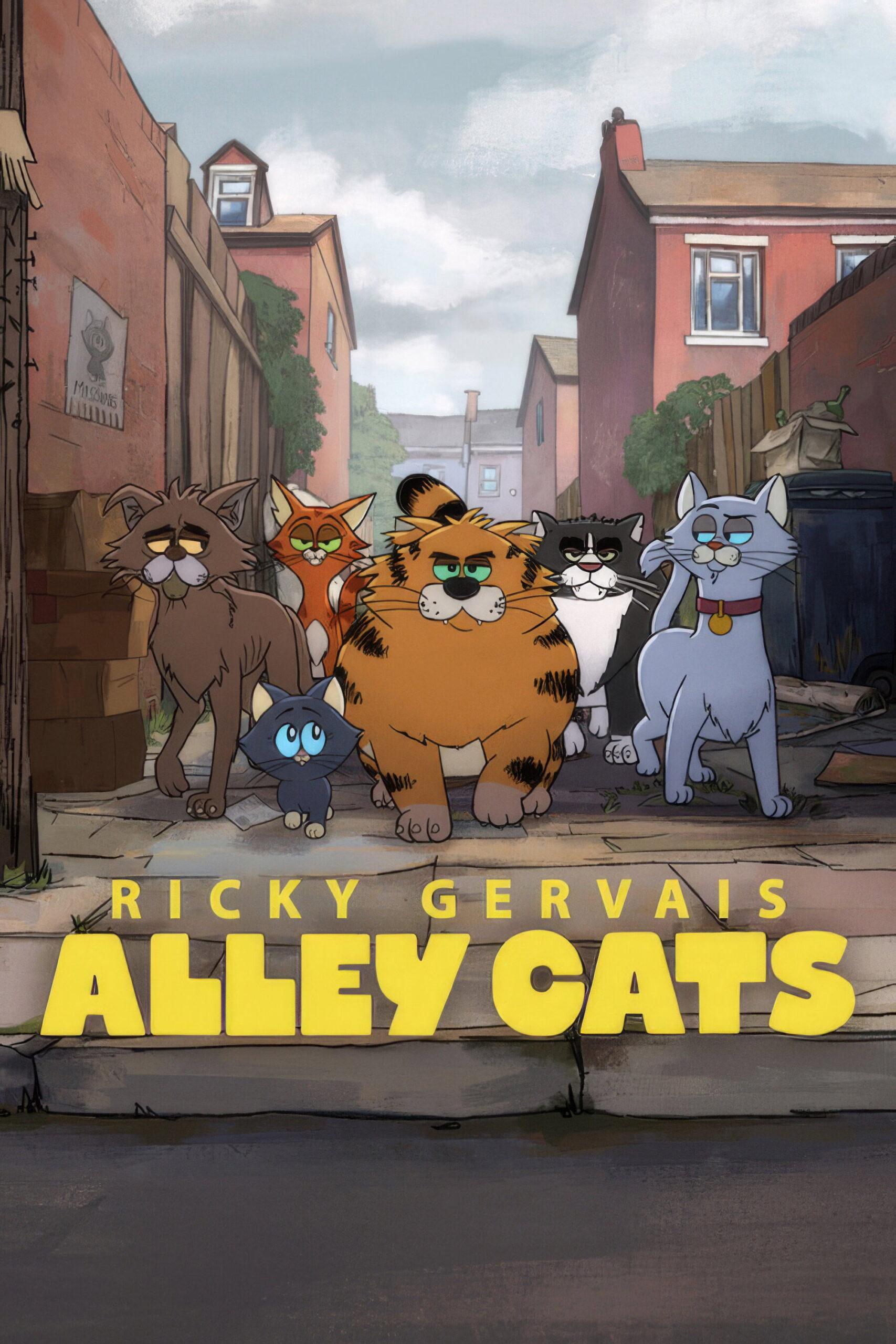 Gatos callejeros, de Ricky Gervais (2026) — Serie animada