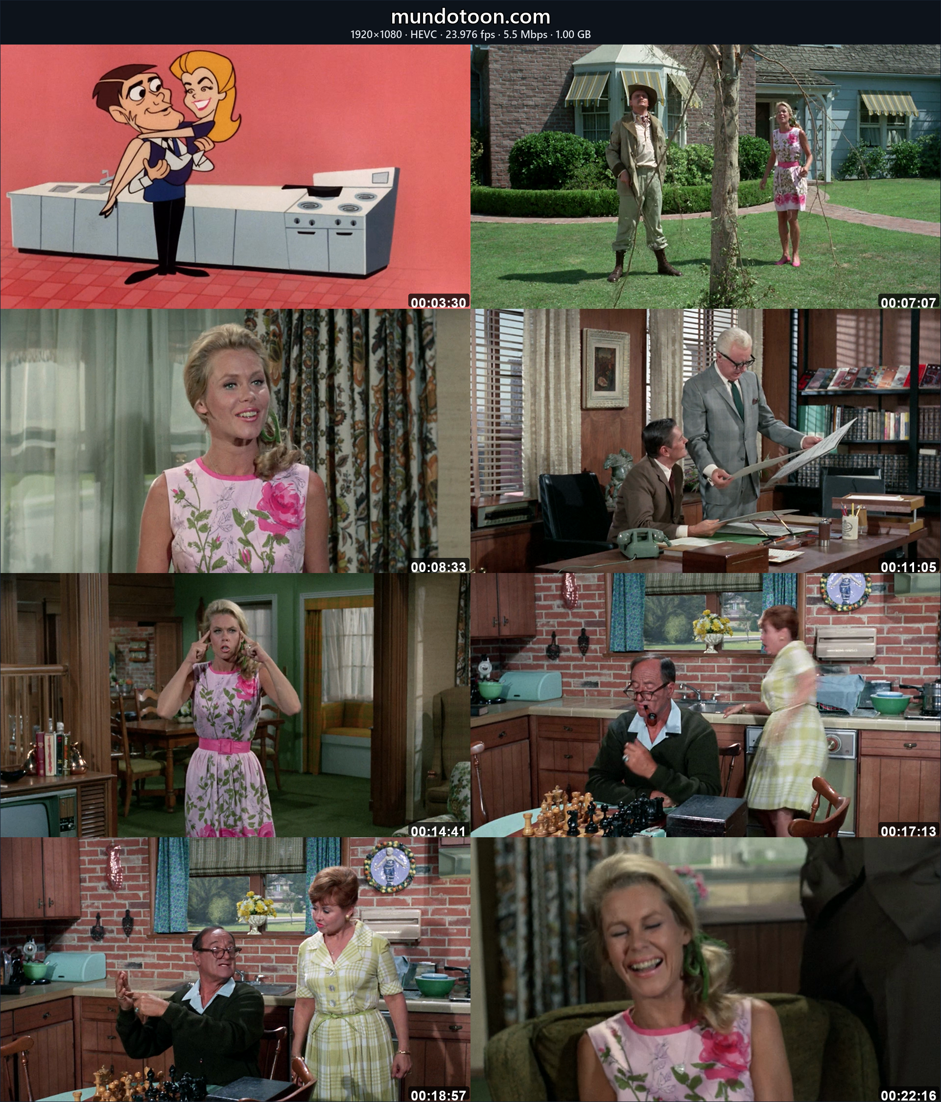 Collage de capturas de pantalla de Hechizada