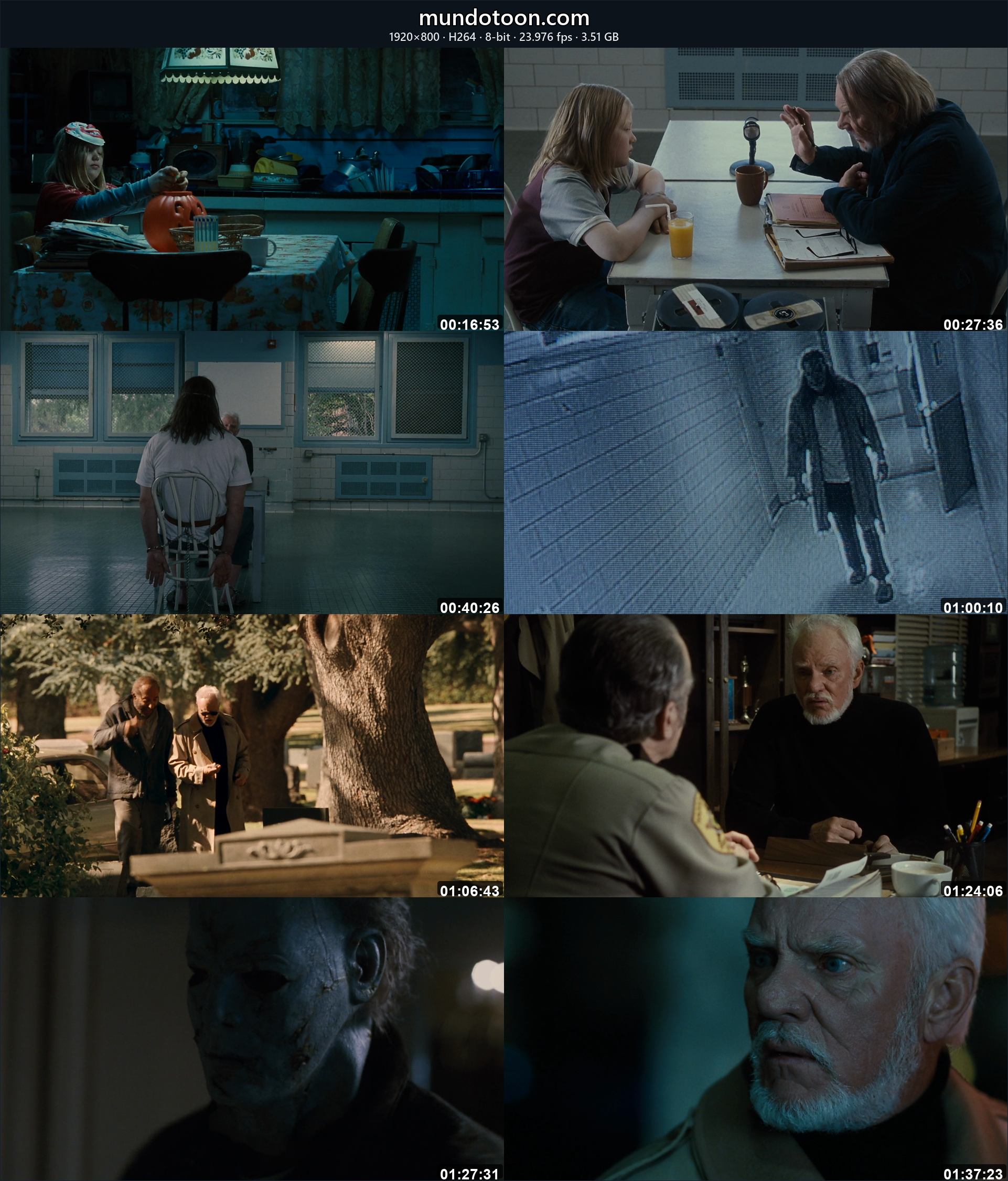 Collage de capturas de pantalla de Halloween